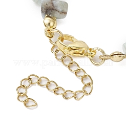 Bracciali con perline di amazzonite sintetica a forma di stella marina&nbsp;BJEW-JB11264-04
