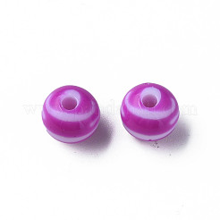 Perles acryliques à rayures opaques&nbsp;MACR-S373-27D-02