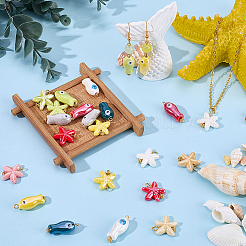 2 sachet de pendentifs en porcelaine faits main&nbsp;FIND-BM0001-72