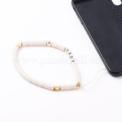 Cinturini mobili con perline heishi in argilla polimerica&nbsp;HJEW-JM00464
