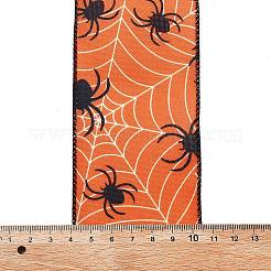Ruban câblé en polyester imprimé Halloween de 5 mètre&nbsp;OCOR-K009-02C