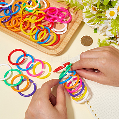 112 pz. 8 anelli per raccoglitori a fogli mobili in plastica colorati&nbsp;FIND-SP0002-92