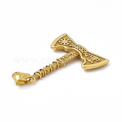 Pendentifs de polissage manuel en acier inoxydable 304 avec placage ionique (IP)&nbsp;STAS-G280-02AG