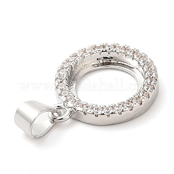 Montatura cabochon pendente in ottone cristallo strass&nbsp;X-KK-D033-01P