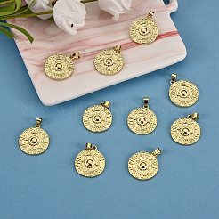 Colgantes de latón 10pcs&nbsp;KK-SZ0004-32