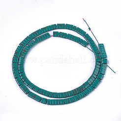 Perles d'hématite synthétiques non magnétiques peintes par pulvérisation&nbsp;G-T124-02A