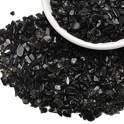 Natürlichen Obsidian Chip-Perlen&nbsp;X-G-L453-08