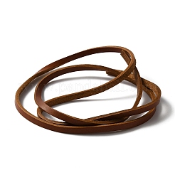 Cordon plat en cuir de vachette&nbsp;WL-WH0003-18D-03