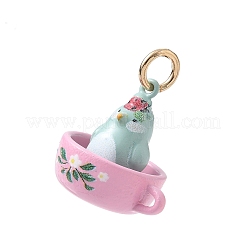 Pendentifs en laiton peints à la bombe et imprimés aux UV&nbsp;KK-CBA6775-01B