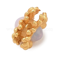 Perles en laiton de fleurs&nbsp;GG-D002-12G