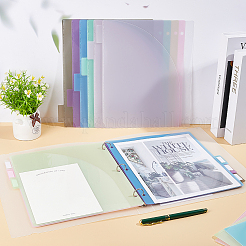 Feuilles intercalaires en plastique pour cahier&nbsp;FIND-WH0173-387