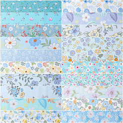 Tissu matelassé en coton à motifs floraux&nbsp;DIY-WH20048-013D