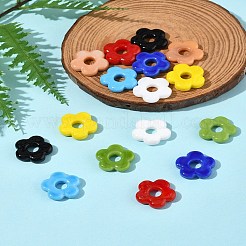16pcs 8 Farben handgemachte Bunte Malerei-Perlen&nbsp;LAMP-FS0001-27