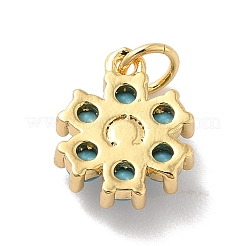 Estante de placas micro latón allanan charms de circonio cúbico&nbsp;KK-A160-22H-G