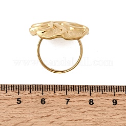 Fingerringe aus 304 Edelstahl für Damen&nbsp;RJEW-A093-01G