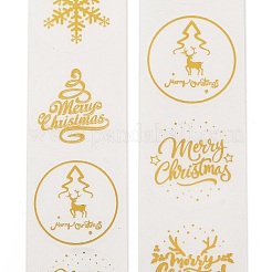 Étiquettes adhésives en rouleau sur le thème de Noël&nbsp;DIY-S001-07C