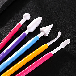 8 stücke kunststoff doppelköpfe modelliermasse bildhauerwerkzeuge set&nbsp;LS-TOOL-A011-02A