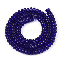 Chapelets de perles en verre transparente  &nbsp;GLAA-ZX008-6mm-19F