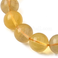 Natürliche gelbe Fluorit Perlen Stränge&nbsp;G-F799-B03-10mm