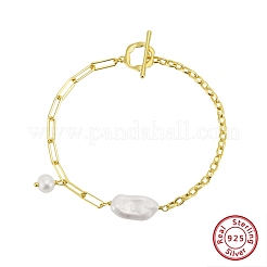 925 Sterling Silber Charme Armbänder&nbsp;BJEW-D343-02G