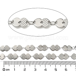 Catena a maglie a cuore in acciaio inossidabile 304 resistente all'ossidazione&nbsp;CHS-E031-02P