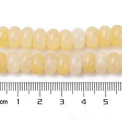 Natürliche gelbe Jade Perlen Stränge&nbsp;G-K359-A01-01