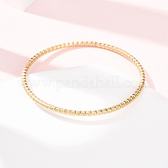 Bracelets en acier inoxydable 304 martelé pour femmes&nbsp;BJEW-Z165-06G