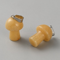 Colgantes de jade natural de topacio&nbsp;G-SZC0002-02P