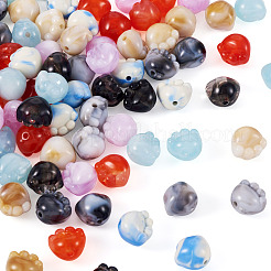 140 Stück 7 Farben zweifarbige Acrylperlen&nbsp;TACR-TA0001-50A