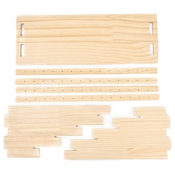 Exhibidores de aretes de madera de 4 nivel&nbsp;EDIS-G016-01C