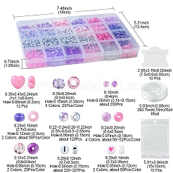 DIY-Sets zur Herstellung von Armbändern aus Acryl- und Kunststoffperlen&nbsp;DIY-FS0006-47