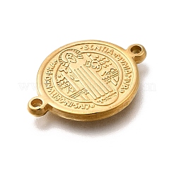 304 ciondolo in acciaio inox con medaglia di san benedetto e croce&nbsp;X-STAS-C119-12G