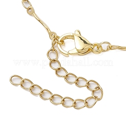 304 Edelstahl gewellte Stangengliederkette Makramee Beutel Halskette machen&nbsp;NJEW-JN05061-01