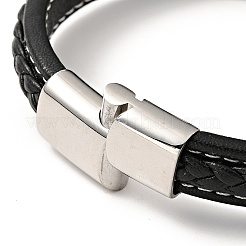 Pulsera de eslabones de cadena de acero inoxidable 304 con cierre magnético&nbsp;BJEW-C021-24P