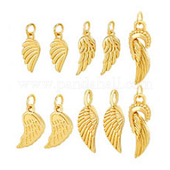 10 Stück 5 Stile Messinganhänger & Charms&nbsp;KK-PH0013-89