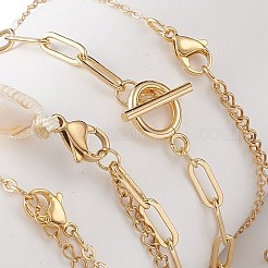 4 stücke 4 stil natürliche perlen fußkettchen set&nbsp;AJEW-AN00526