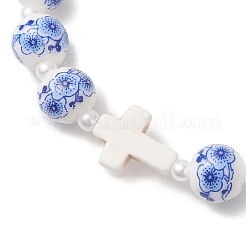 Bracelets en acrylique imitation perle&nbsp;BJEW-JB13229