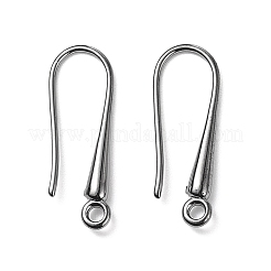 Accessoires de crochets de boucle d'oreille en laiton écologiques&nbsp;LS-KK-M157-03B-RS