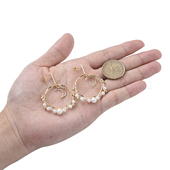 Boucles d'oreilles dormeuses&nbsp;EJEW-JE04065-02