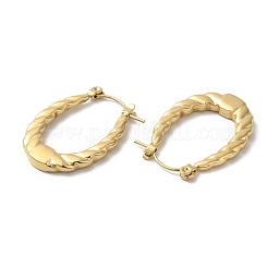 Boucles d'oreilles créoles en acier inoxydable 304 plaqué or pour femmes&nbsp;EJEW-Z026-22G