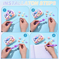 Kit fai da te per realizzare penne con perline in plastica&nbsp;DIY-YW0012-25D