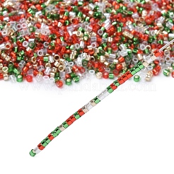 4 Farbige Weihnachtsperlen&nbsp;SEED-X0058-13