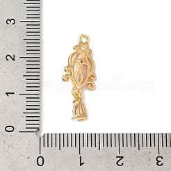Messing micro pave klare zirkonia anhänger&nbsp;KK-M294-25G