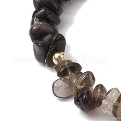 Capricornus Wächter Edelstein Stretch-Armbänder&nbsp;BJEW-JB11108-12