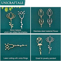 8 pendentif en acier inoxydable de style 201&nbsp;STAS-UN0033-37