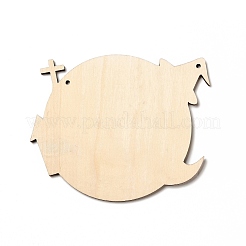 Große Anhänger aus einseitig bedrucktem Holz&nbsp;WOOD-I010-09E