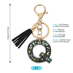 1 llavero de resina con forma de letra&nbsp;KEYC-TADJ0001-09Q