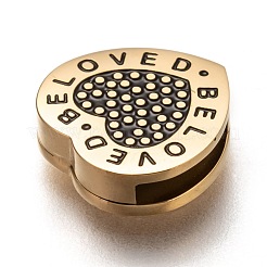 Charms scorrevoli in acciaio inossidabile 304&nbsp;STAS-P270-34G
