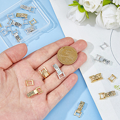 12 fermaglio per cinturino in ottone per orologio&nbsp;KK-DC0005-02