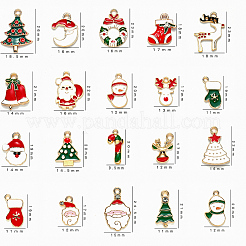 Pendentifs d'émail en alliage&nbsp;ENAM-YW0001-14
